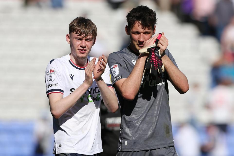 Manchester City keeper James Trafford's thank-you to Bolton Wanderers