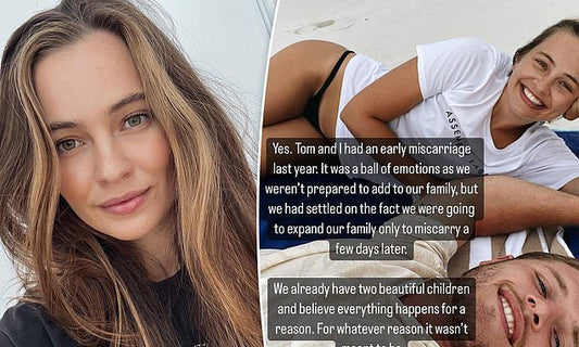 NRL star Tom Burgess' wife Tahlia Giumelli reveals she suffered a miscarriage