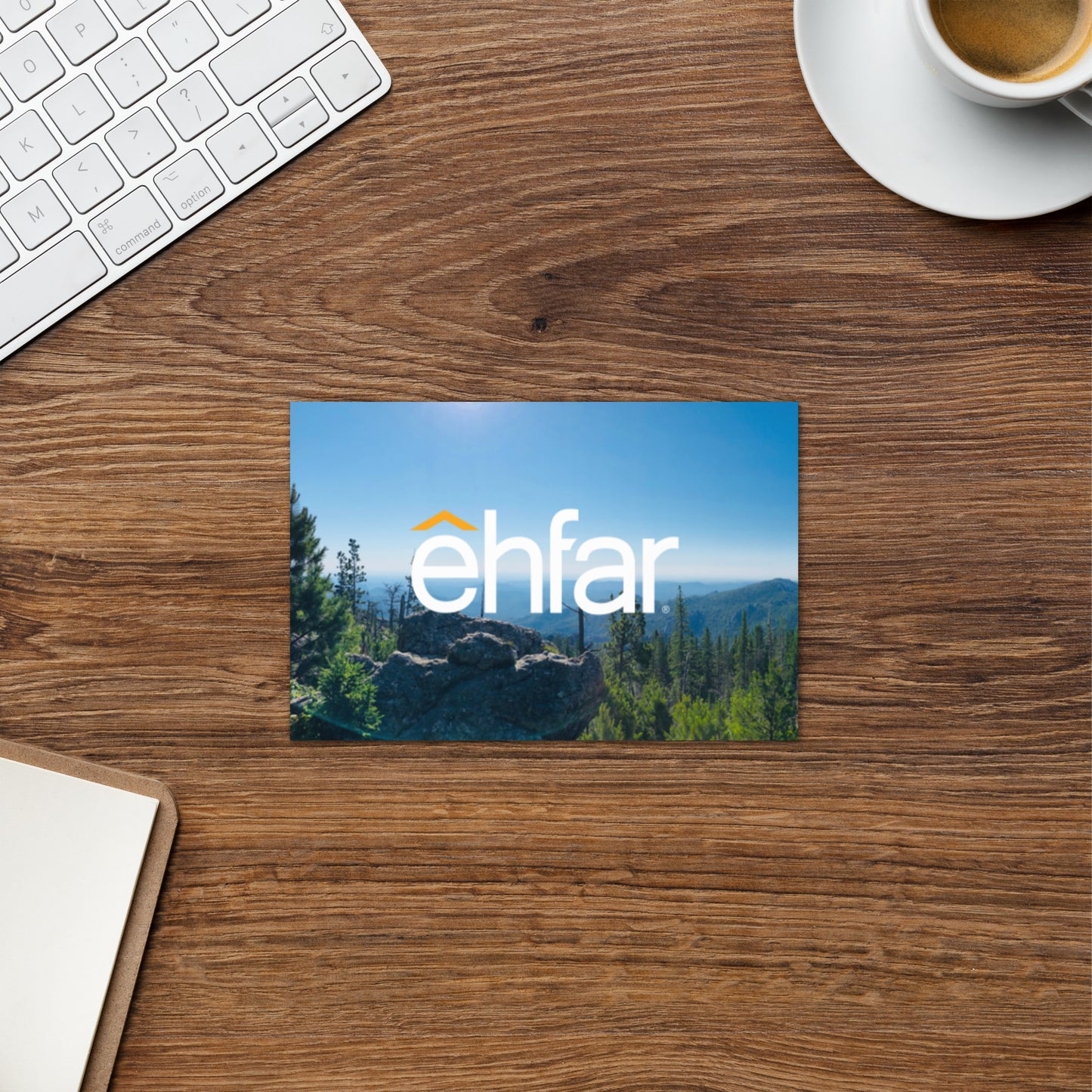 ehfar peaks Greeting card