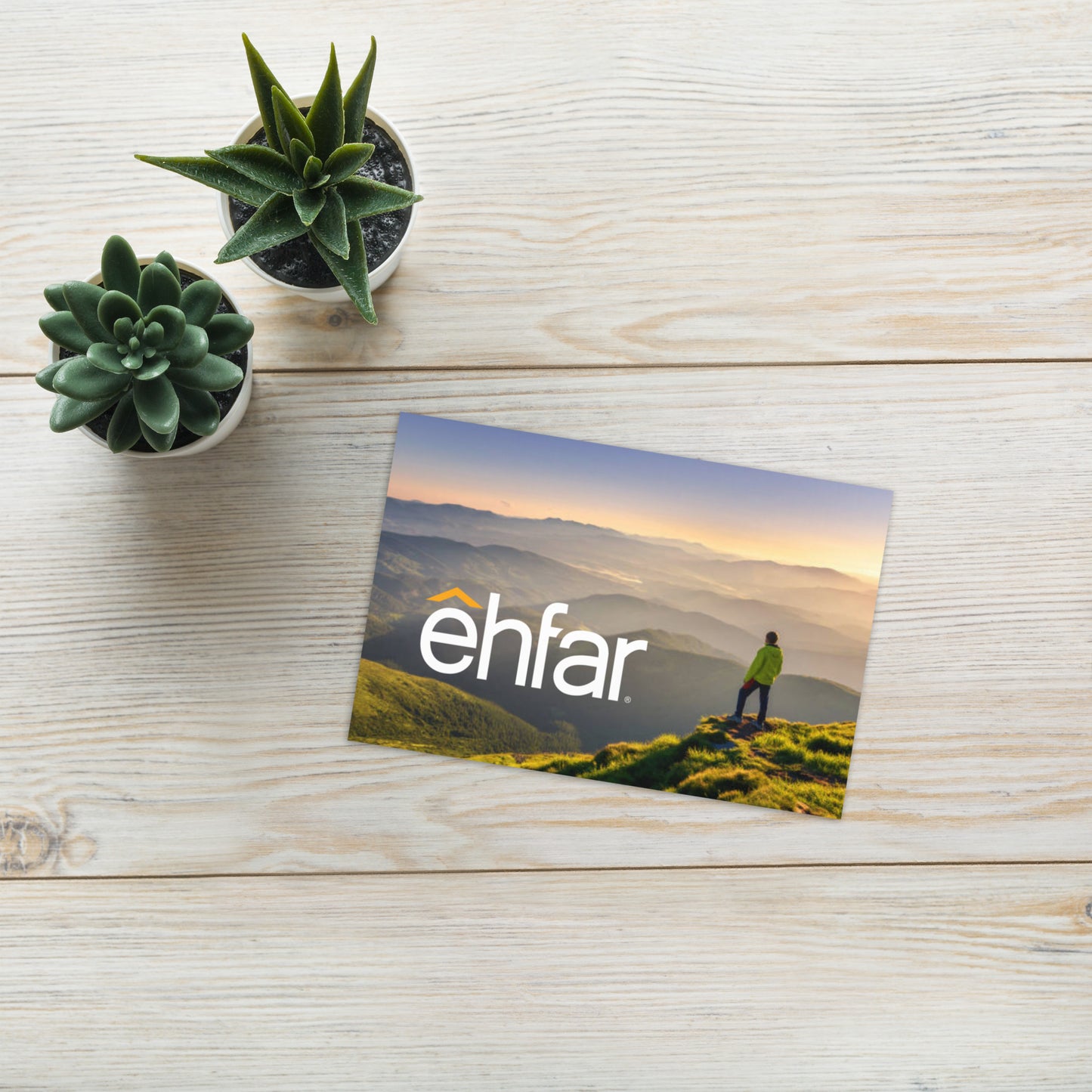 ehfar hills Greeting card