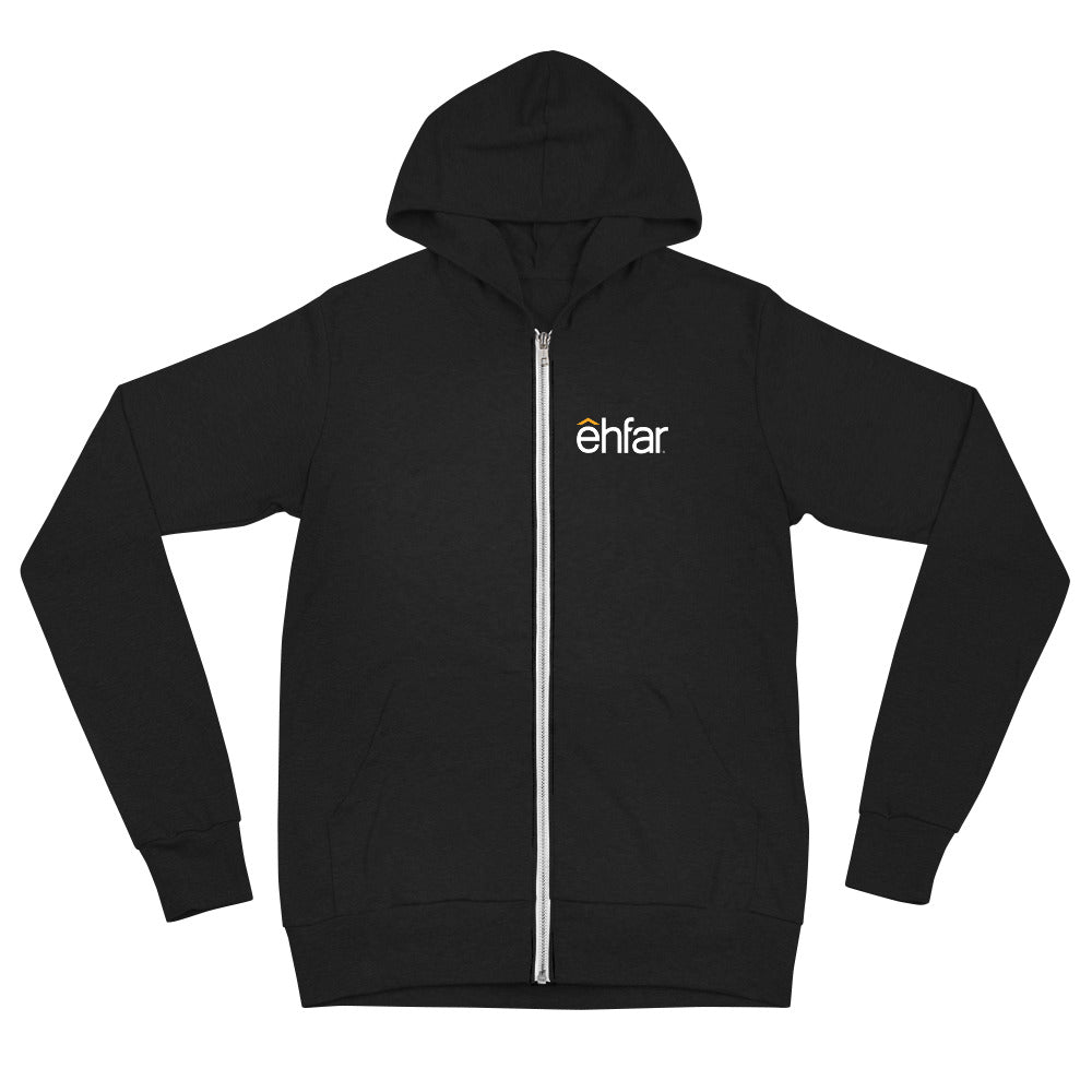 ehfar Unisex zip hoodie