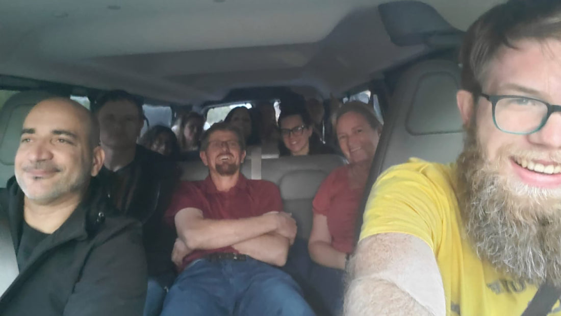 13 stranded strangers went on a road trip after their flight was canceled. Here's what happen