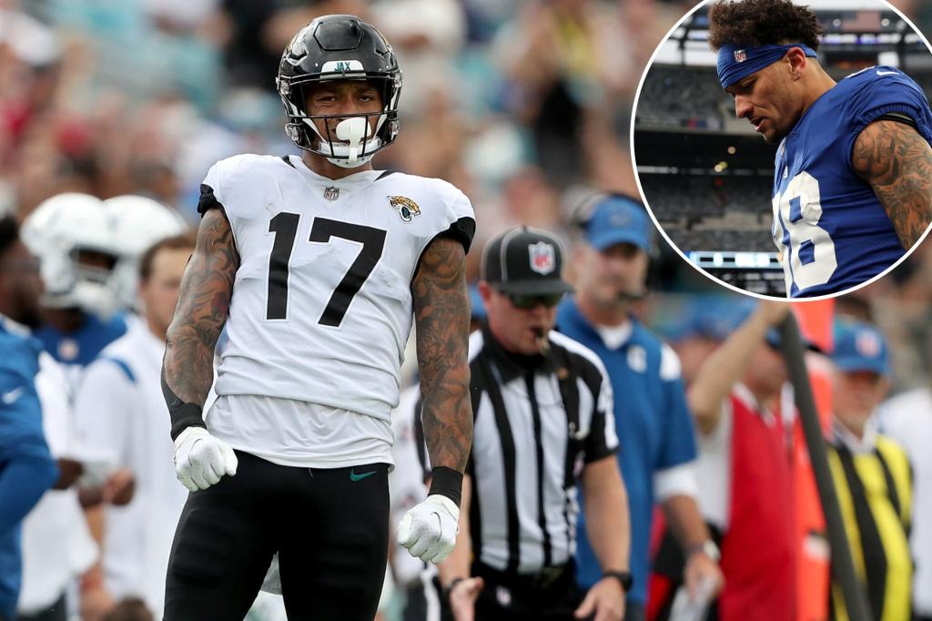 Jaguars' Evan Engram 'couldn't be more excited' for old Giants team's success