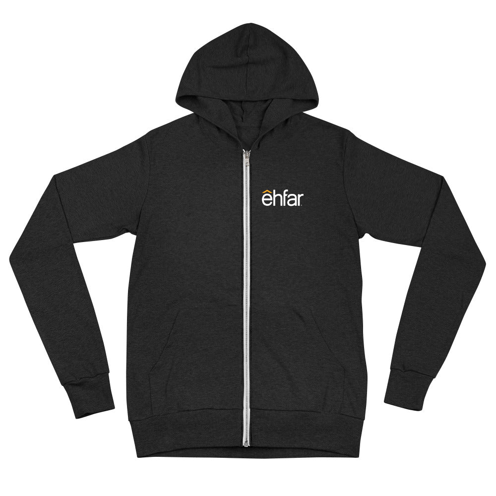ehfar Unisex zip hoodie